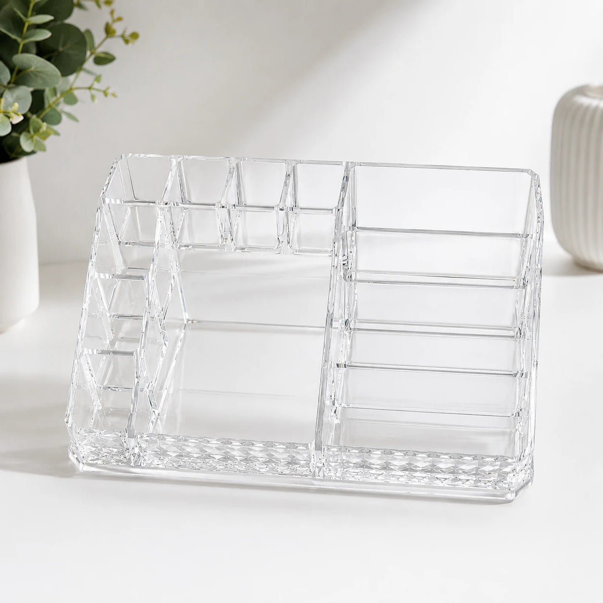 Acrylic Makeup Organizer Cosmetic Storage Holder Desktop Vanity Organizer - Image 1