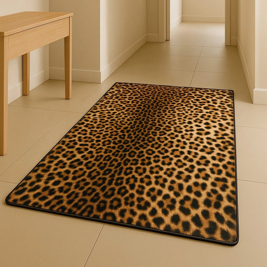Modern Leopard Pattern Carpet 140×80 cm