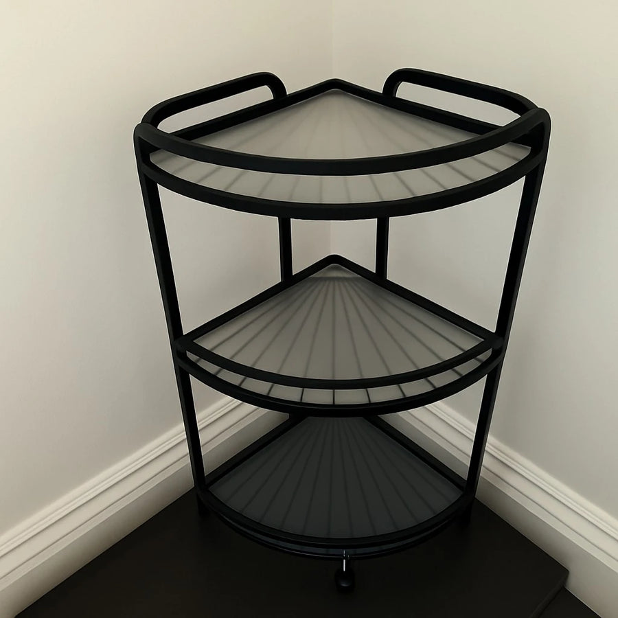 Three Tier Black Corner Organizer