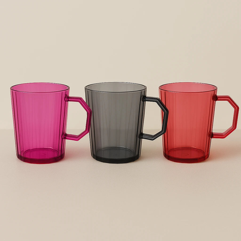 Plexi Faceted Mug