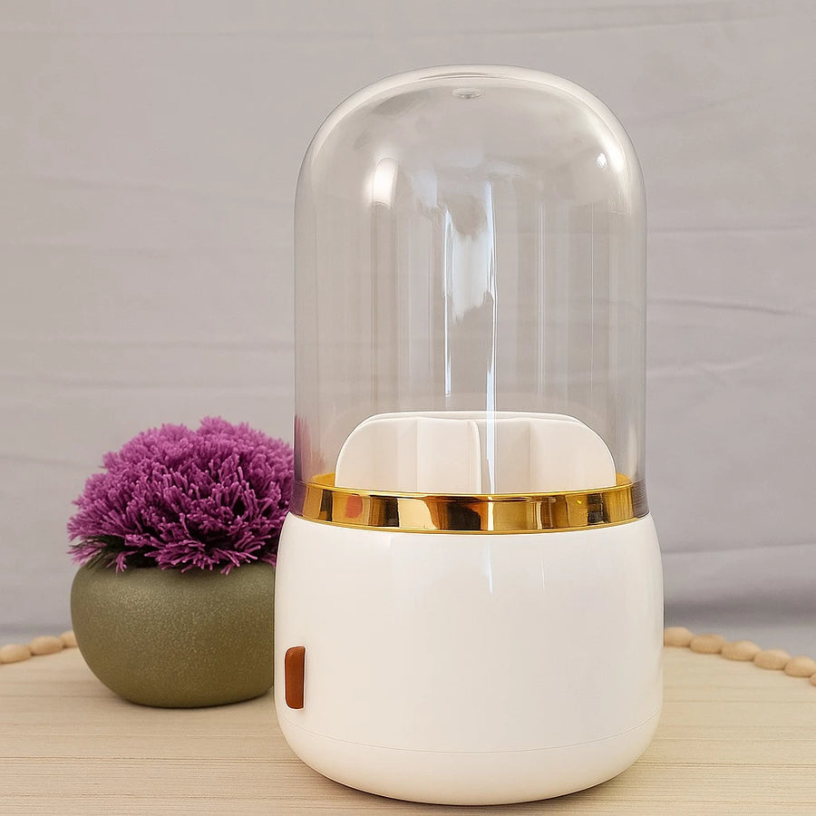 360° Rotary Makeup Brush Organizer