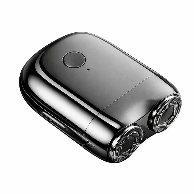 Mini Electric Shaver – Dual Head Magnetic Razor for Face & Travel Use