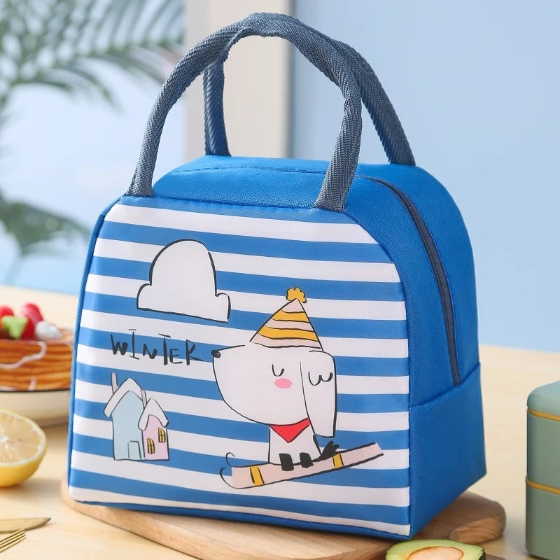 Kids Cartoon Insulated Lunch Bag