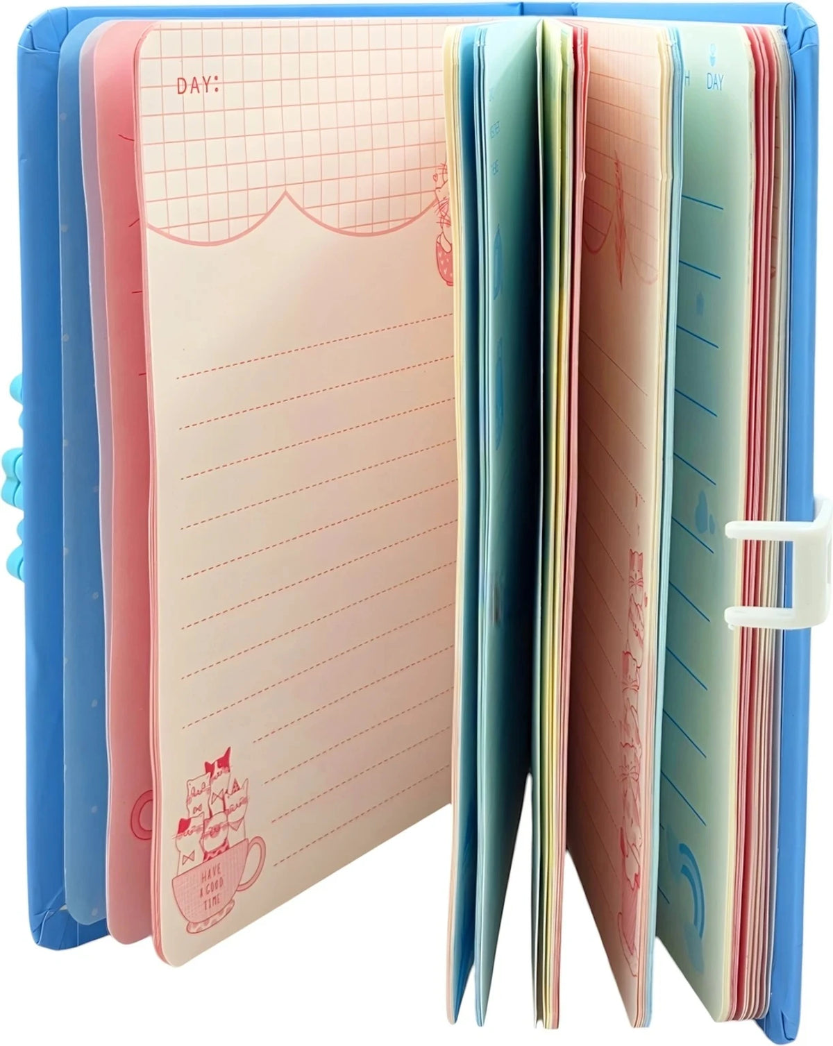 Kids Cartoon Password Lock Diary with Pen | Secret Journal Notebook