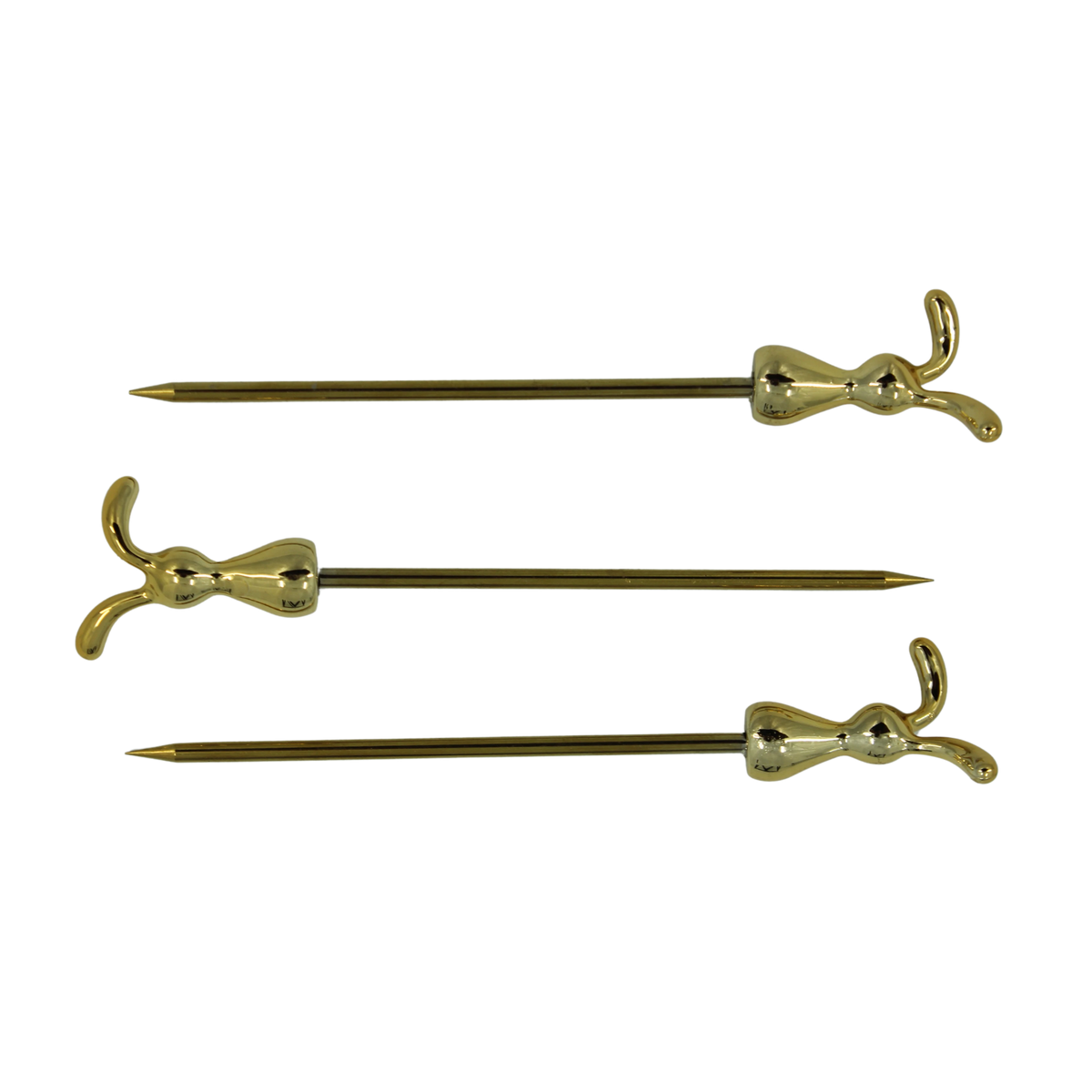 Golden Bunny Fork Set