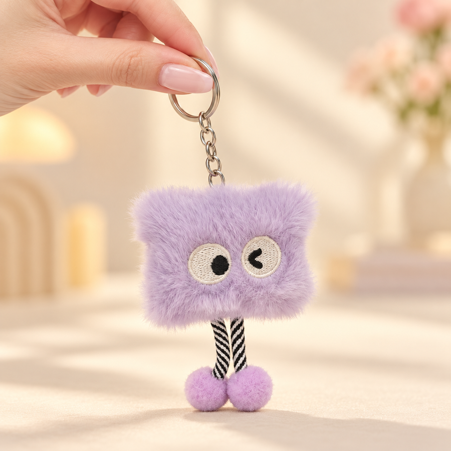 Fluffy Sound Keychain
