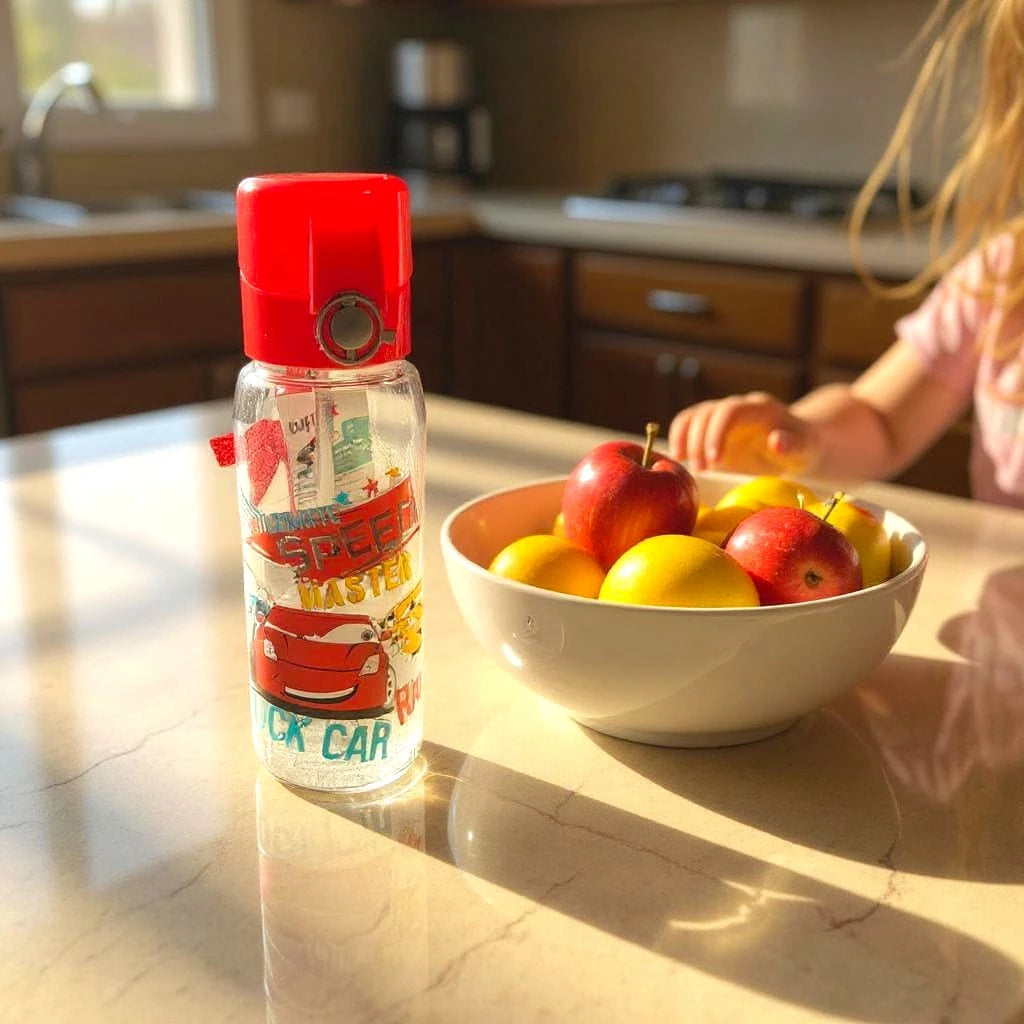 Children’s Flip Top Straw Bottle  500ml - Image 4