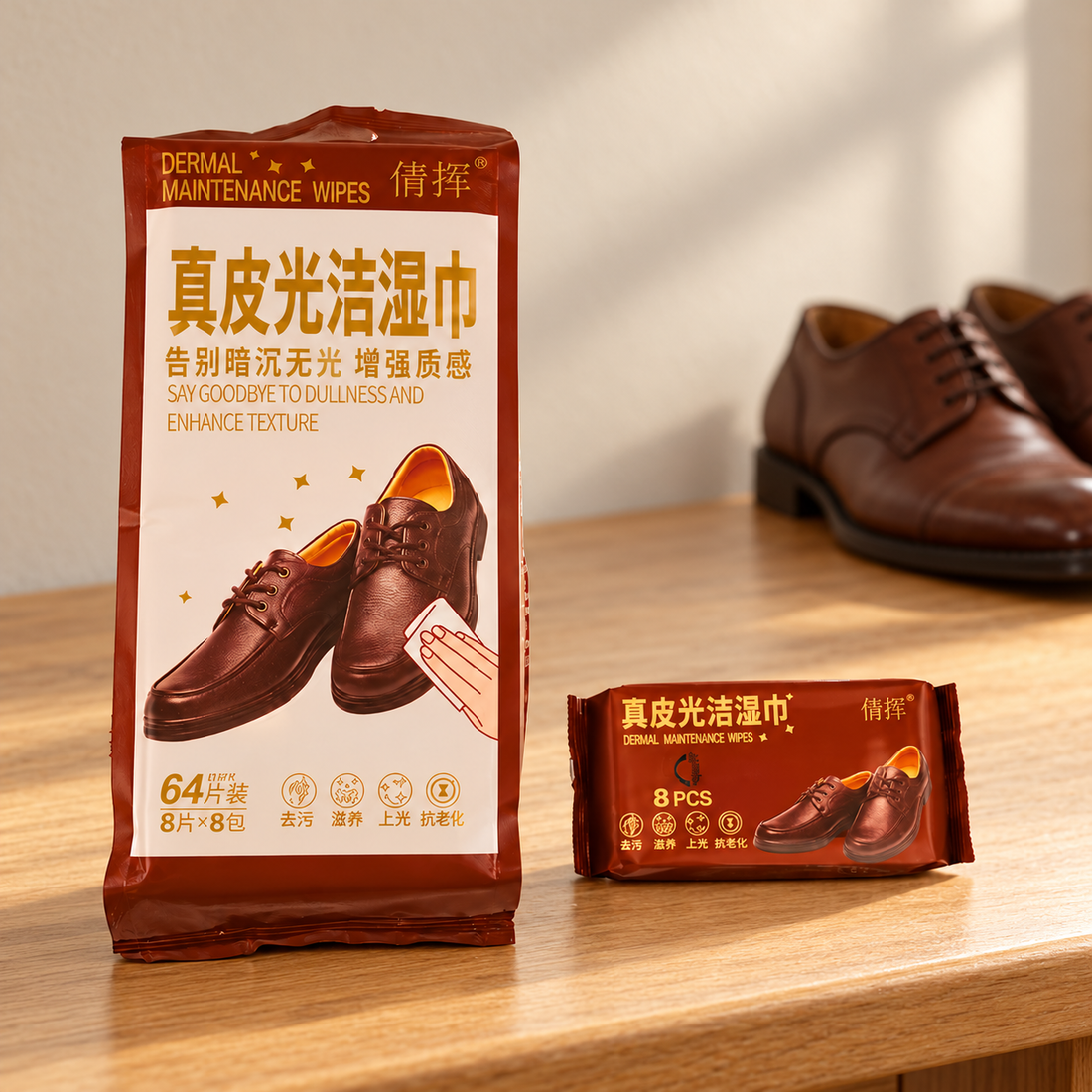 Everyday Cleaning Wipes for Leather and Regular Shoes