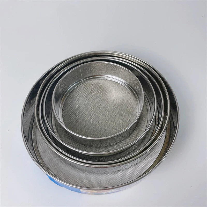 6-Piece Stainless Steel Round Strainer Set