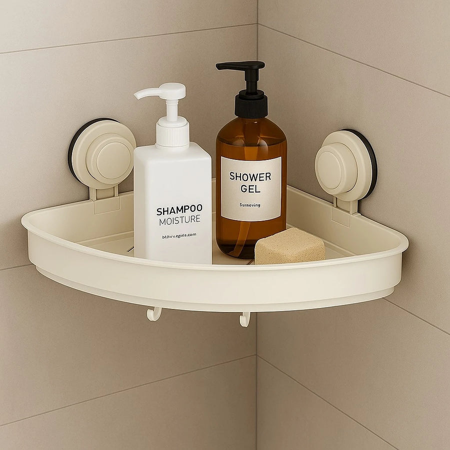 Plastic Corner Bathroom Shelf 30×22.5×4.5 cm