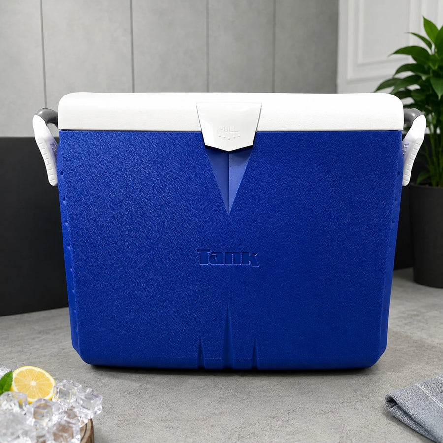 Tank 45 Liter Cooler Box Portable Insulated Ice Chest Camping Picnic Beach Cooler With Drain Plug
