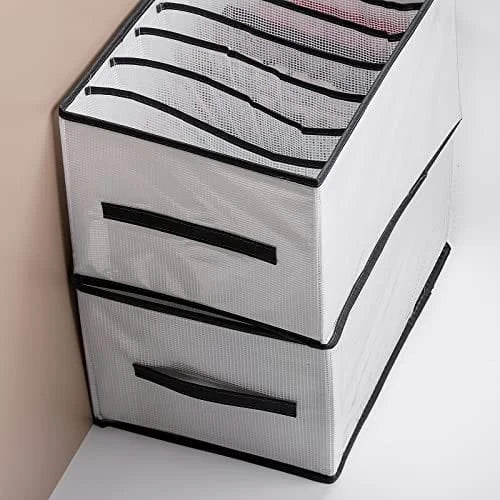Foldable 7 Grid Storage Box Organizer