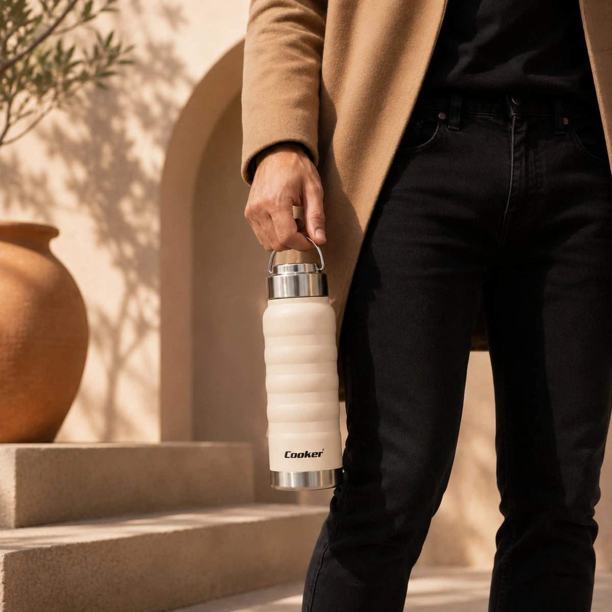 Cooker Thermos Stainless Steel Sport Vacuum Flask Thermal Water Bottle Double Wall Insulated BPA Free 400ML - Image 5
