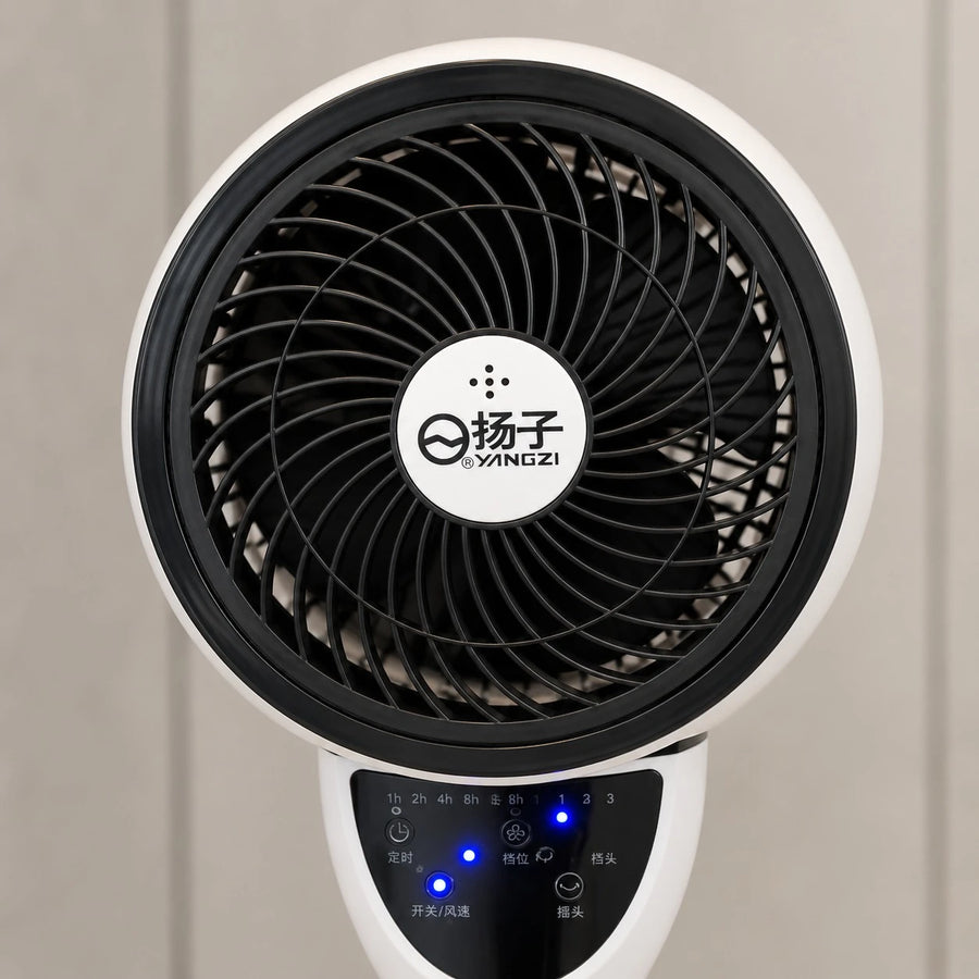Standing Air Circulator Fan 45W Adjustable Floor Fan Indoor Cooling Fan