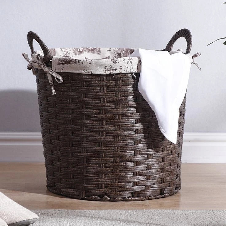 3 Piece Woven Laundry Basket Set - Image 6