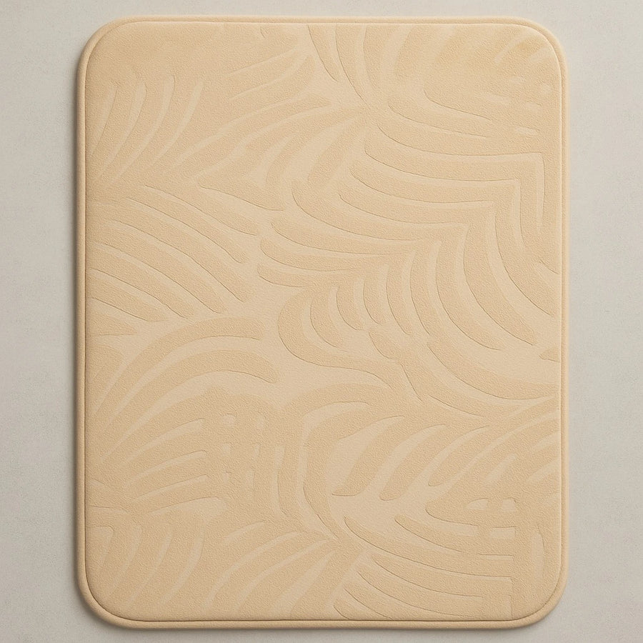 Tropical Leaf Bath Mat