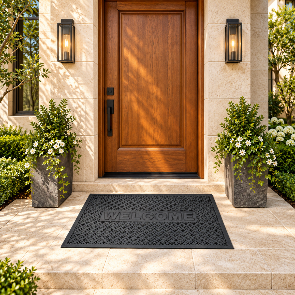 Welcome Rubber Entrance Door Mat