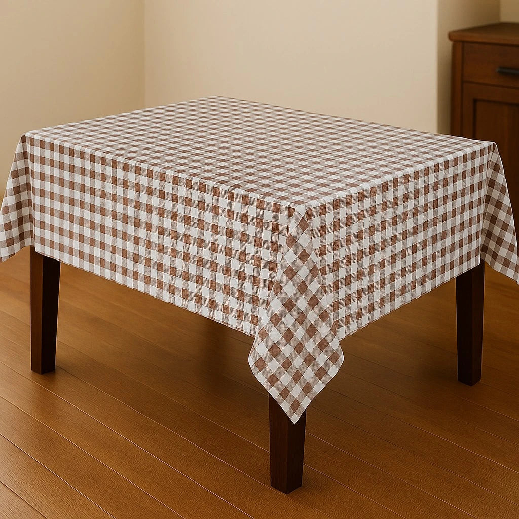Waterproof Checkered Tablecloth – Easy-Clean, Spill-Resistant Table Cover for Kitchen, Dining & Outdoor Use