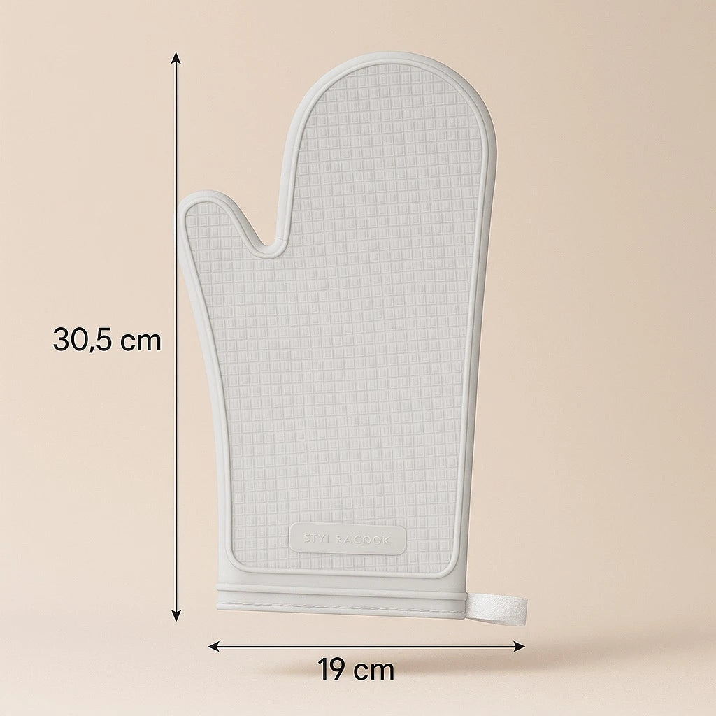 Textured Silicone Heat Resistant Oven Mitt