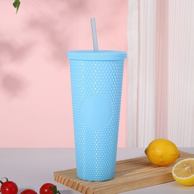 Plastic Cup With Straw