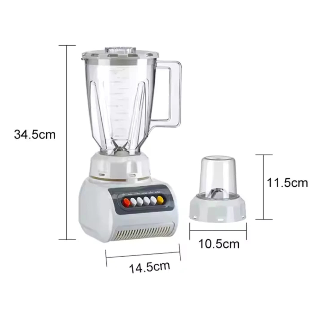 1.5L Electric Blender Smoothie Maker Juice Blender Food Processor Kitchen Mixer Milkshake Maker Fruit Blender Multi Function Kitchen Appliance 250W