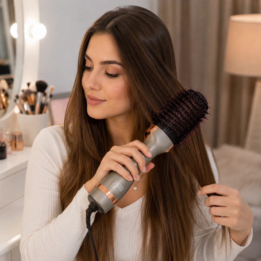 Hot Air Hair Brush Hair Styler & Dryer – One-Step Styling Brush
