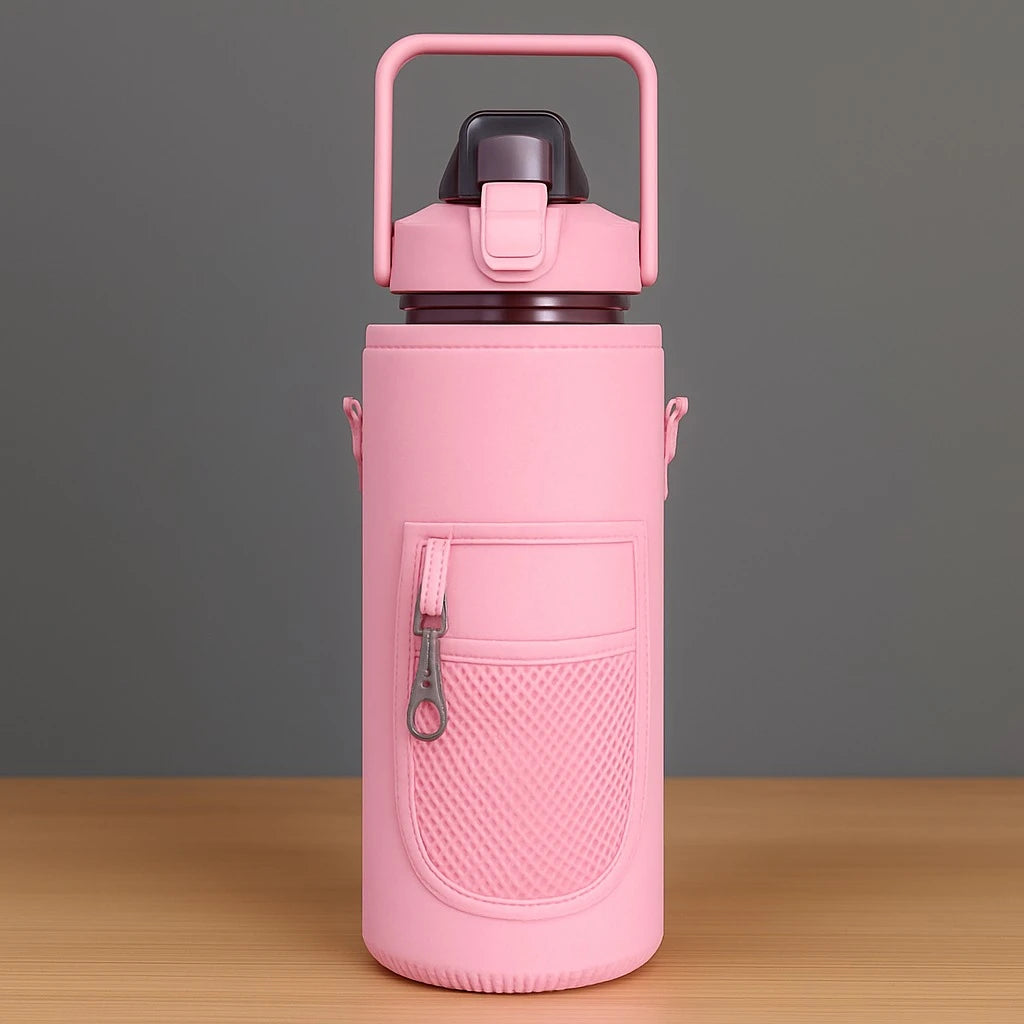 Leak-Proof Sports Water Bottle 2L Large Capacity Sports Gym & Fitness Water Bottle for Workout, Outdoor & Daily Hydration