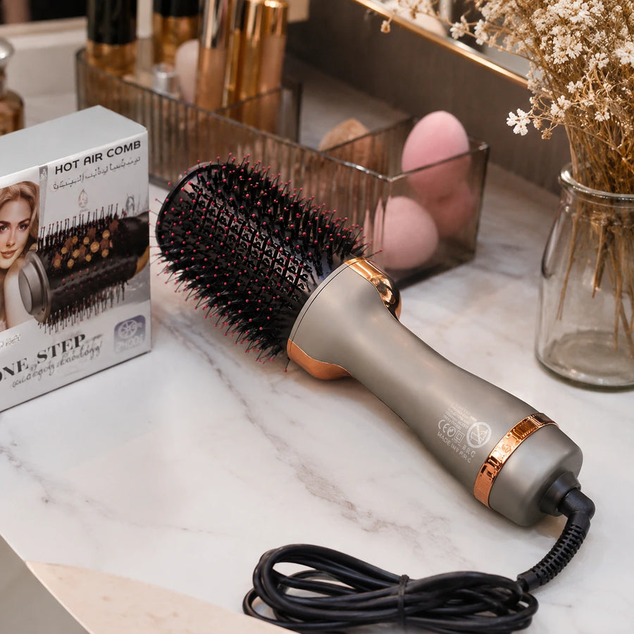 Hot Air Hair Brush Hair Styler & Dryer – One-Step Styling Brush