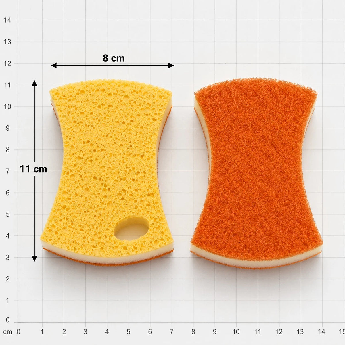 Britex Microfiber Cellulose Sponge Cleaning Pad Dish Washing Sponge Kitchen Scrubber