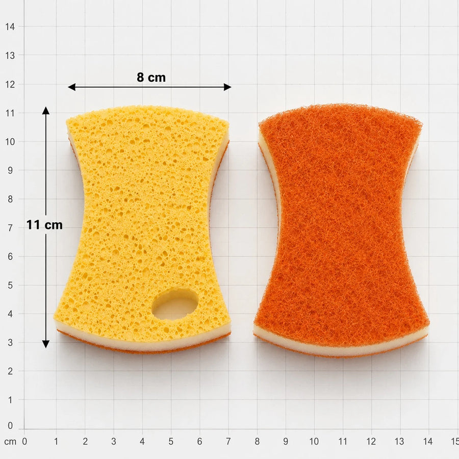 Britex Microfiber Cellulose Sponge Cleaning Pad Dish Washing Sponge Kitchen Scrubber