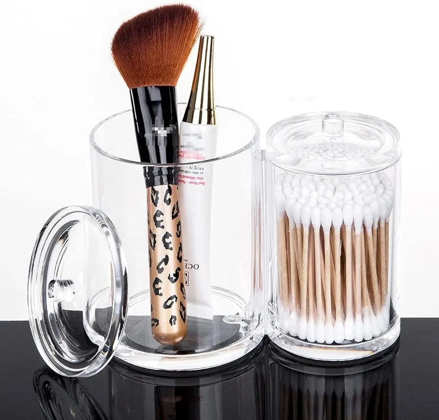 Double Plexi Swab & Cotton Pad Holder