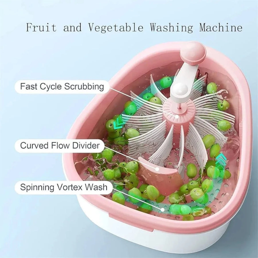 Fruit & Vegetable Washing Machine Cleaning with Brush