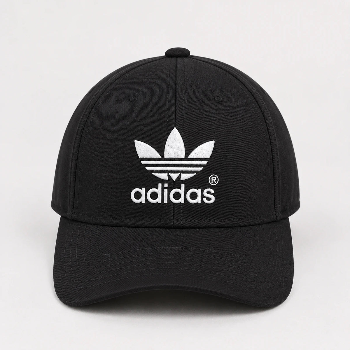 Adidas Style Polyester Baseball Cap for Men and Women Adjustable Casual Sports Cap