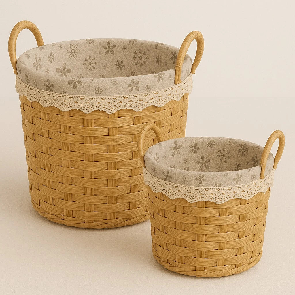 3 Piece Woven Laundry Basket Set
