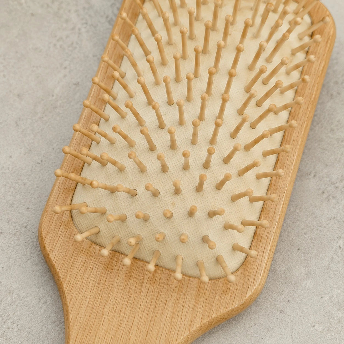 Travel Large Wooden Paddle Hair Brush Plastic Bristles Scalp Massage Detangling Comb hair styler