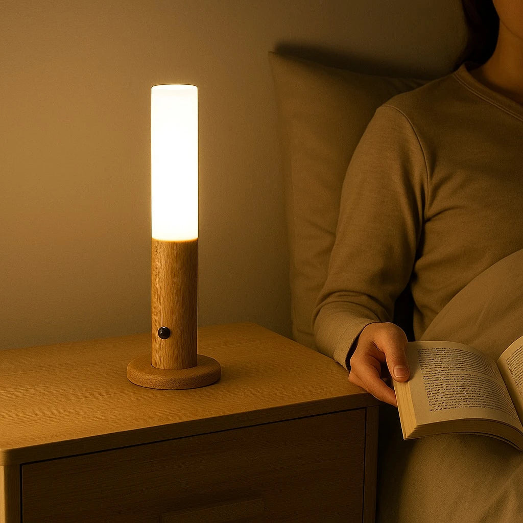 Magnetic Wooden LED Stick Light