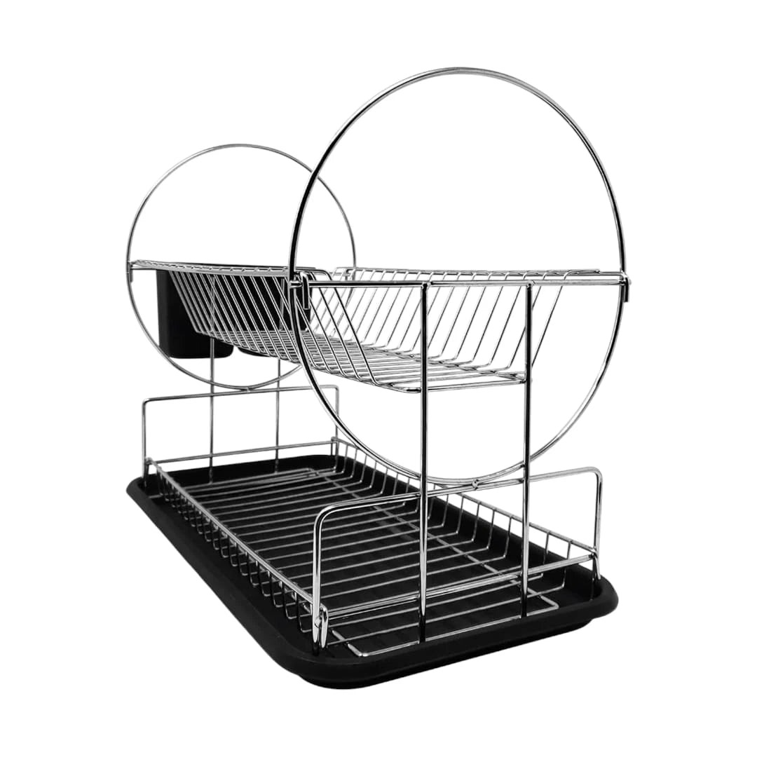 Stainless Steel 2-Tier Dish Rack - Image 5