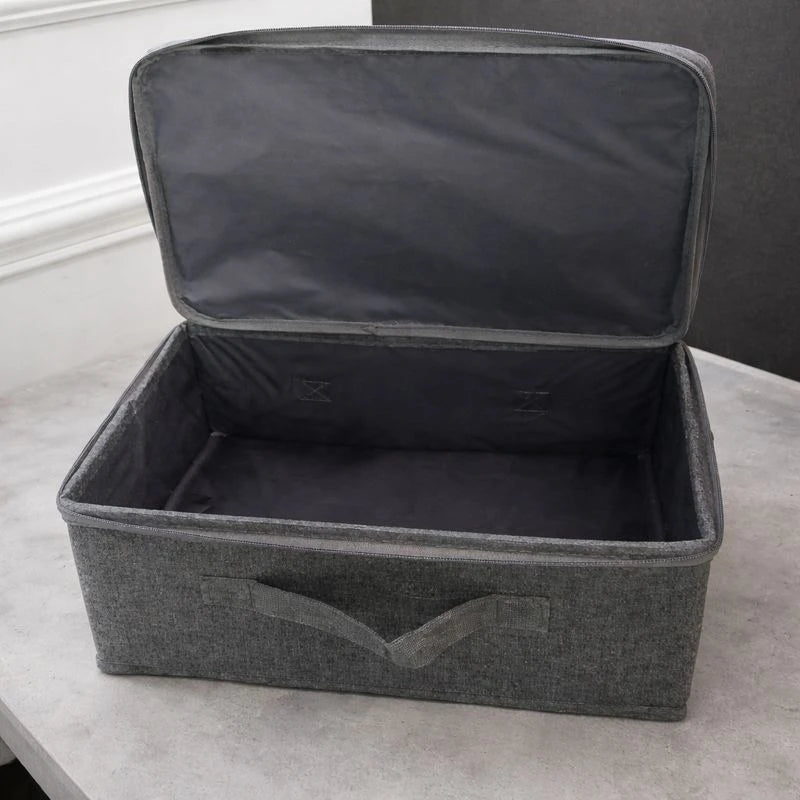 Fabric Storage Box with Lid, Foldable Clothes Organizer Closet Wardrobe Storage Box, Home Organization Container - Image 6