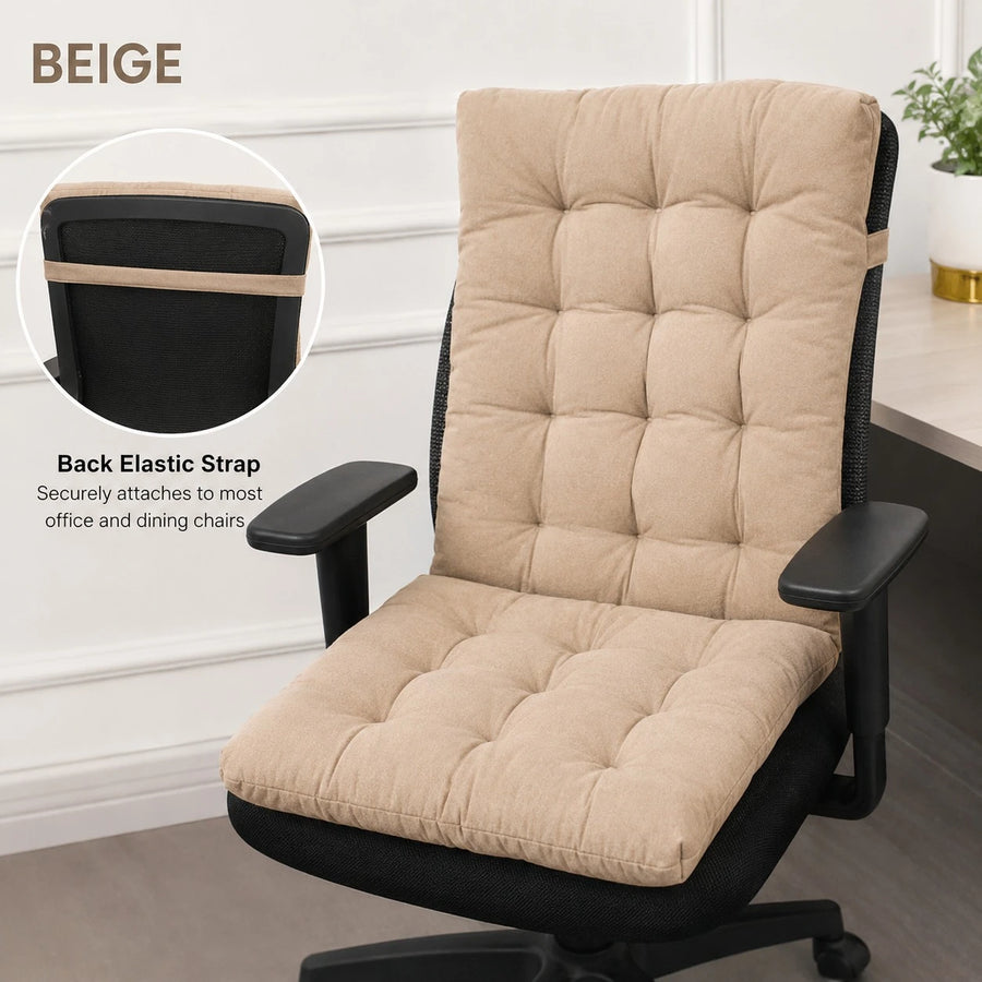 Floor Chair Cushion Tufted Seat Pad Back Support Floor Seating Cushion Tatami Meditation Chair Cushion 96 × 40 cm