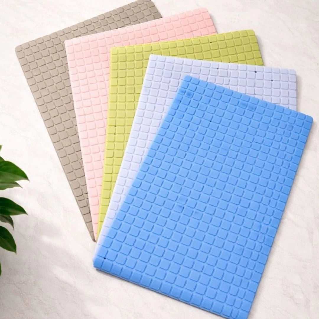 Anti-Slip Shower Mat for Bathroom Floor – 80×42 cm Soft PVC Non-Slip Bathtub & Floor Mat