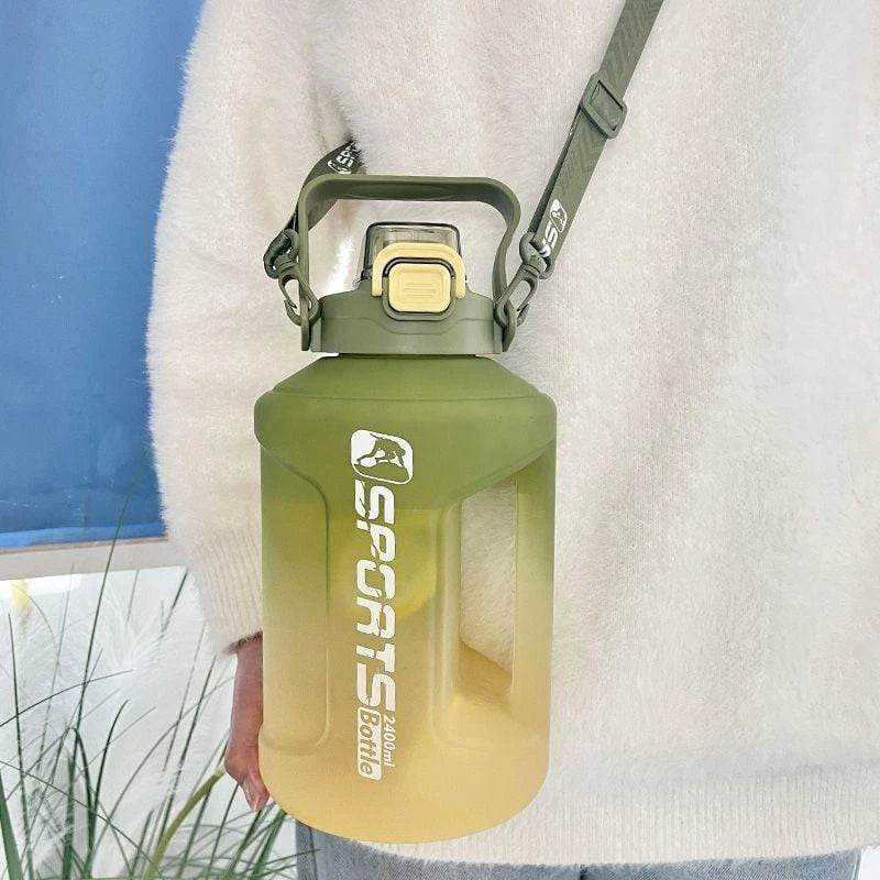 Gradient Sports Water Bottle 1.6L Large Capacity Motivational Water Bottle Fitness Gym Outdoor Drinking Bottle - Image 7