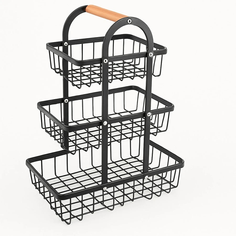 3 Layer Round Rack Organizer