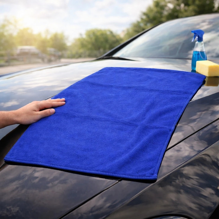 Car Microfiber Towel Soft Cleaning Cloth Absorbent Drying Polishing Towel 60 x 40