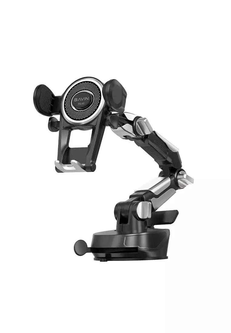 2 in 1 360° Rotating Car Phone Holder with Strong Suction Mount for Dashboard and Air Vent