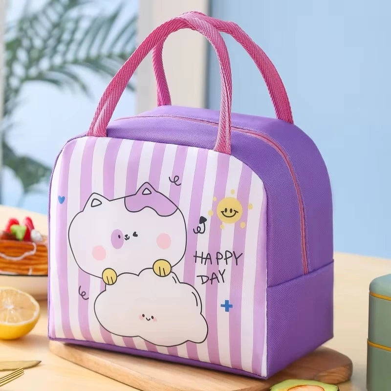 Kids Cartoon Insulated Lunch Bag - Image 9