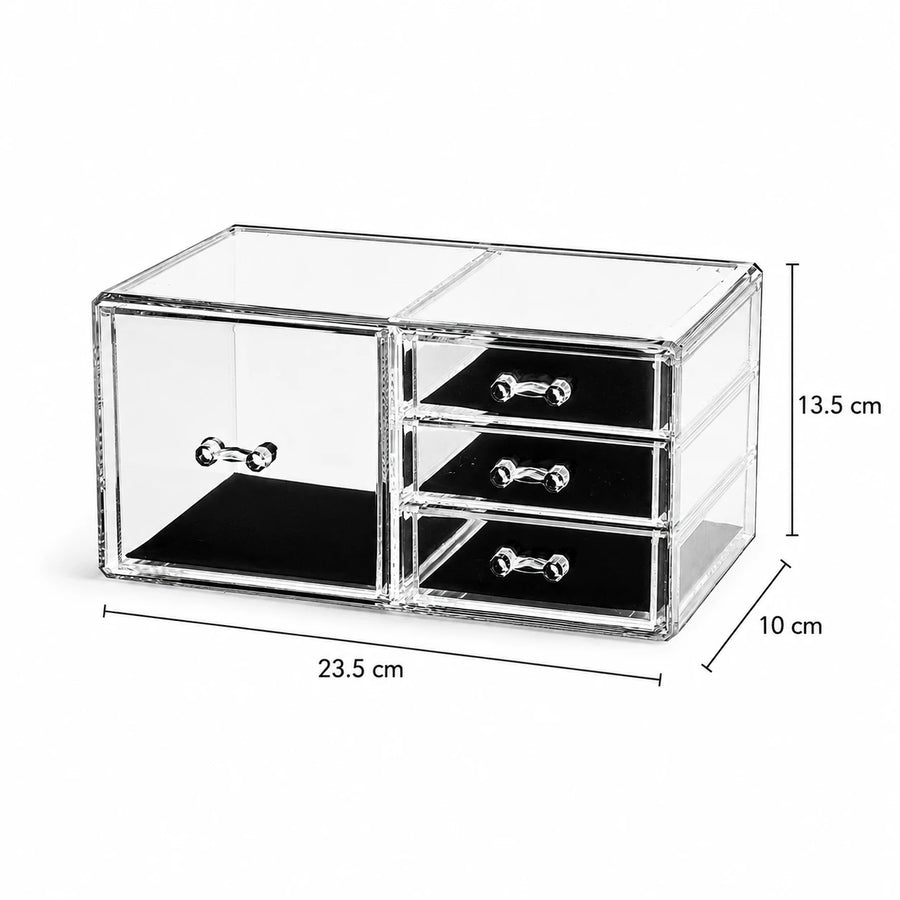 Acrylic Makeup Organizer Jewelry Storage Box Cosmetic Organizer Clear Acrylic Display Case