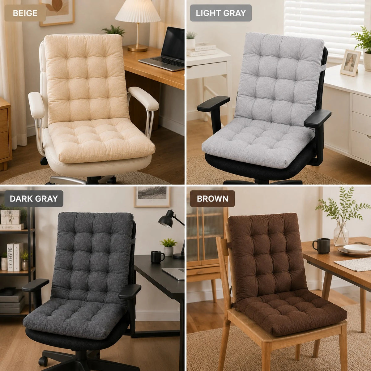 Floor Chair Cushion Tufted Seat Pad Back Support Floor Seating Cushion Tatami Meditation Chair Cushion 96 × 40 cm - Image 2