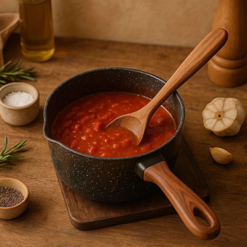 Non Stick Saucepan 16cm Cooking Pot for Sauce Soup Milk Kitchen Cookware