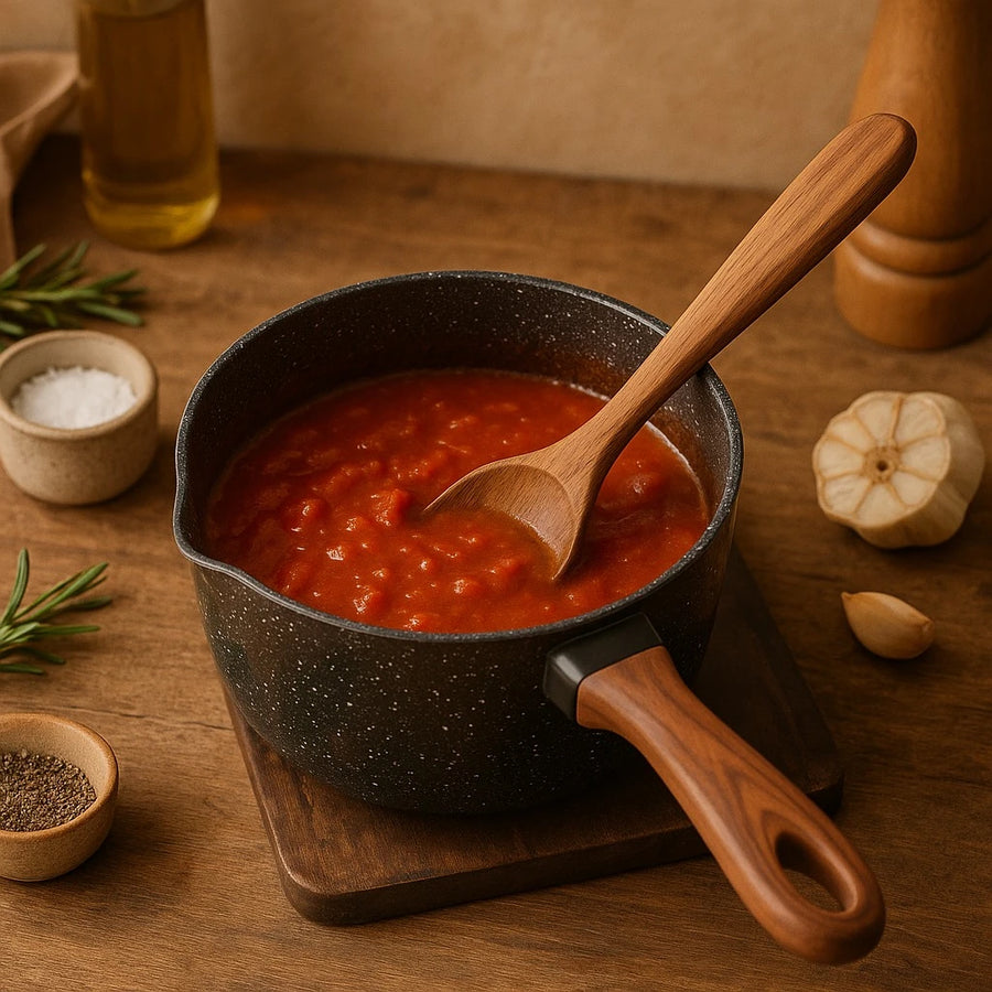 Non Stick Saucepan 16cm Cooking Pot for Sauce Soup Milk Kitchen Cookware