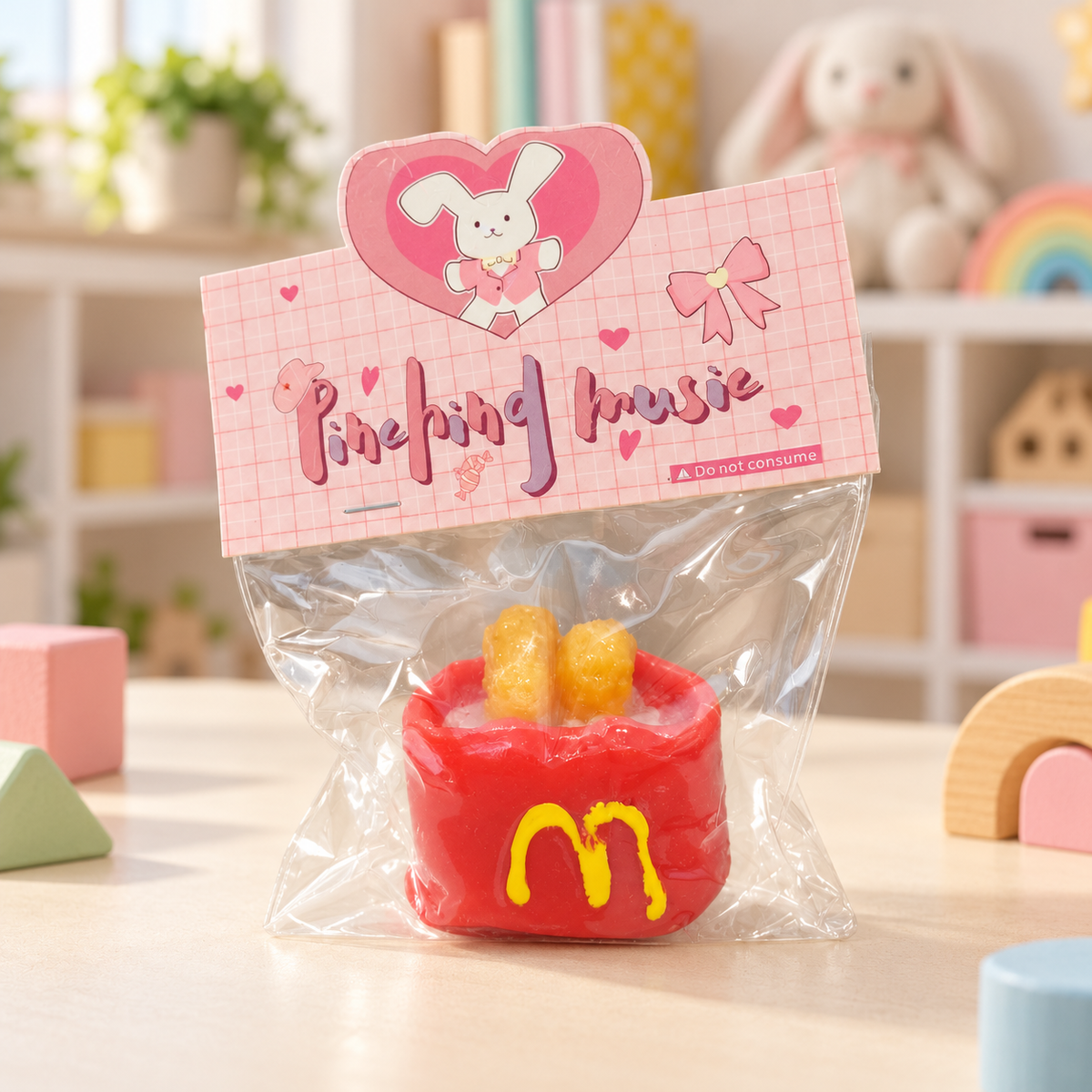 Fast Food Bucket Squishy Sensory Toy